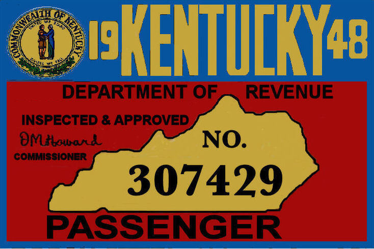(image for) 1948 Kentucky Inspection Sticker